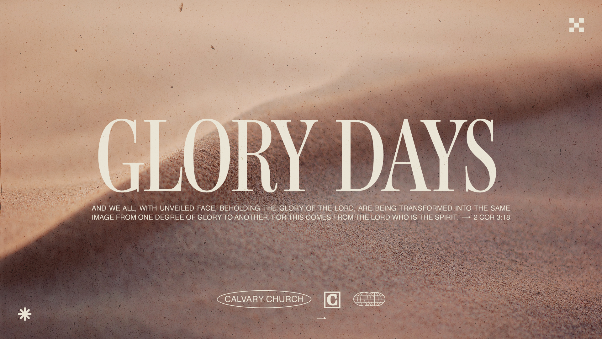 Glory Days – CalvaryChurch