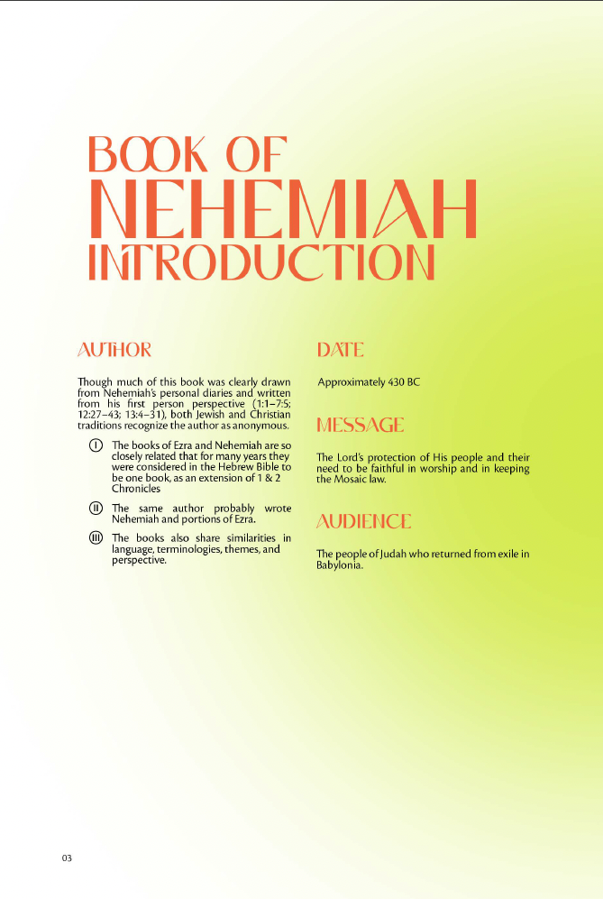 Book of Nehemiah: Study Guide | English (Digital Download)